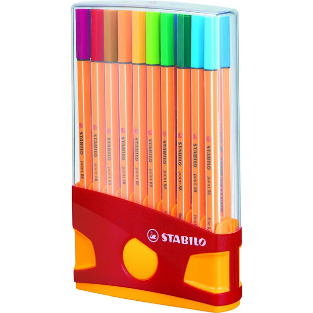 Set of Felt Tip Pens Stabilo Point 88 1 Unit