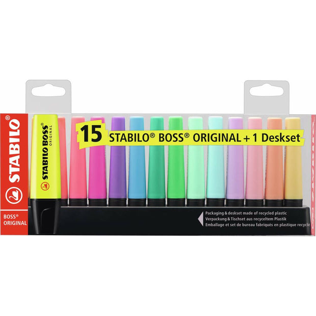 Fluorescent Marker Stabilo 4006381517478 (15 Units)