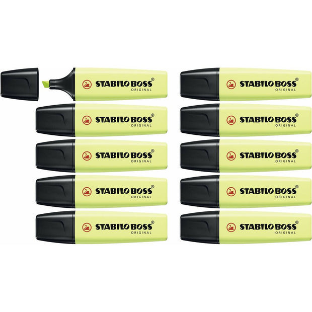 Fluorescent Marker Stabilo Boss Lime green (10)