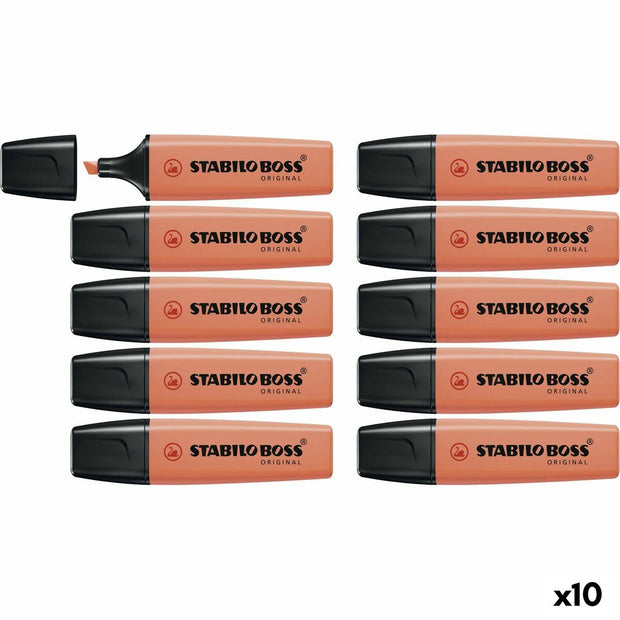 Fluorescent Marker Stabilo Boss Coral (10)