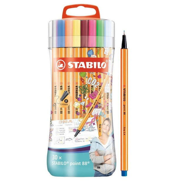 Set of Felt Tip Pens Stabilo Point 88 1 Unit