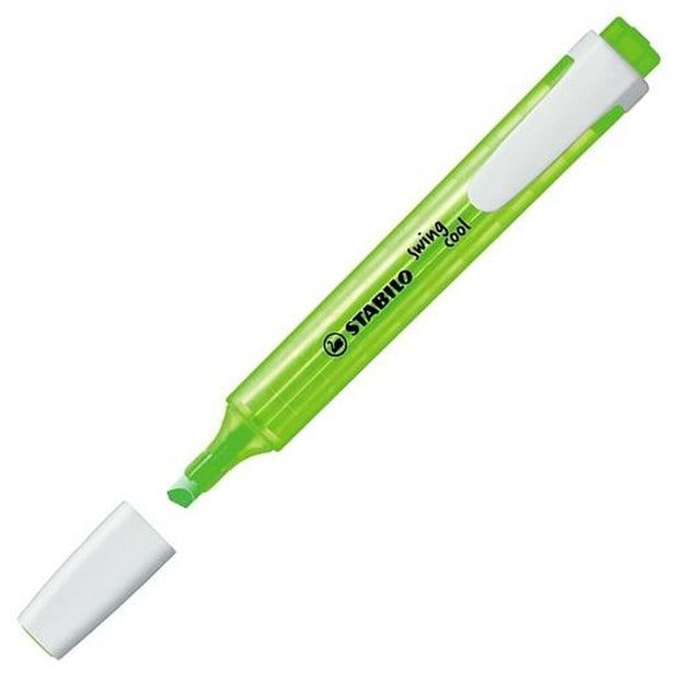 Fluorescent Marker Stabilo Swing Cool Lime green (10)