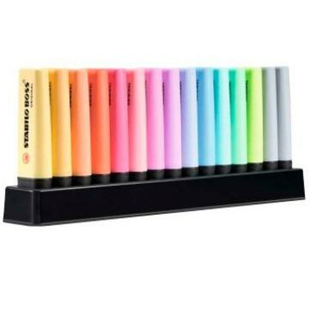 Fluorescent Marker Set Stabilo Boss Original Multicolour (15 Units)