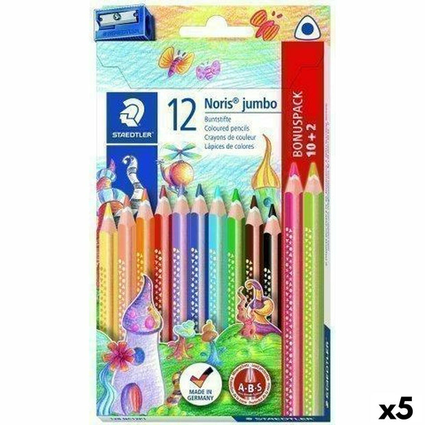 Colouring pencils Staedtler Noris Jumbo Set (5 Units)