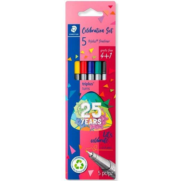 Set of Felt Tip Pens Staedtler Triplus Fineliner 334 10Units