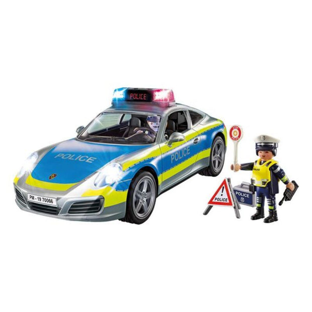 Playset Porsche 911 Carrera 4S Police Playmobil 70066 (36 pcs)