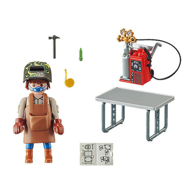 Playset Playmobil Special Plus Welder with equipment 70597