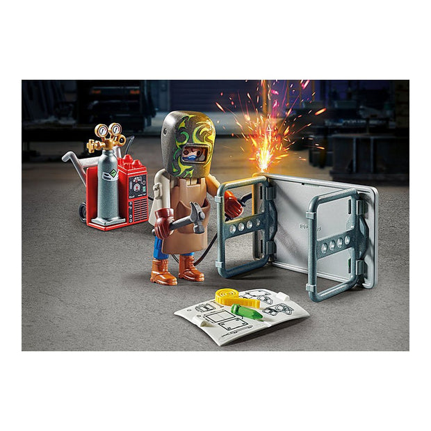 Playset Playmobil Special Plus Welder with equipment 70597