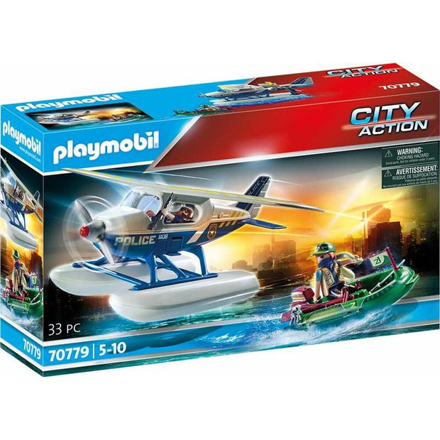 Playset Playmobil City Action Police Officer Hydroplane 70779 (33 pcs)