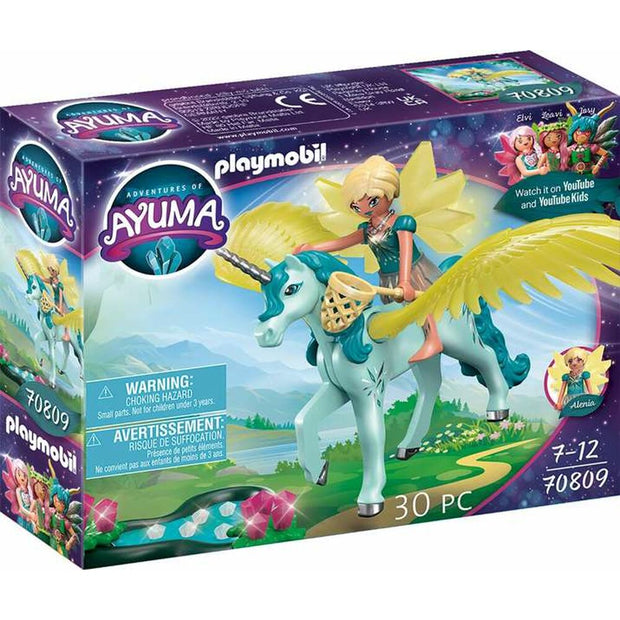 Playset Playmobil Adventures of Ayuma Crystal Fairy Unicorn 70809 (30 pcs)