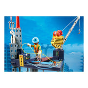 Playset Playmobil City Action Starter Pack Construction with crane 70816