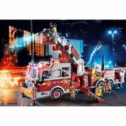 Vehicle Playset Playmobil US Tower Ladder City Action 70935 Fire Engine (113 pcs)