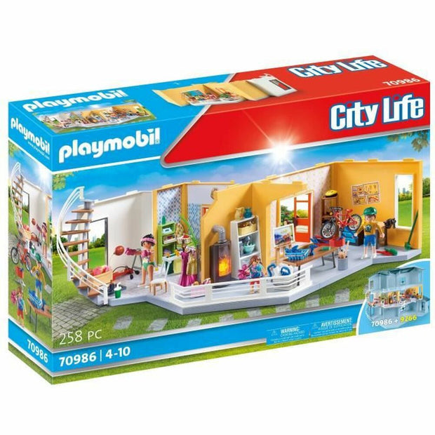 Playset Playmobil Additional floor for Modern House 70986