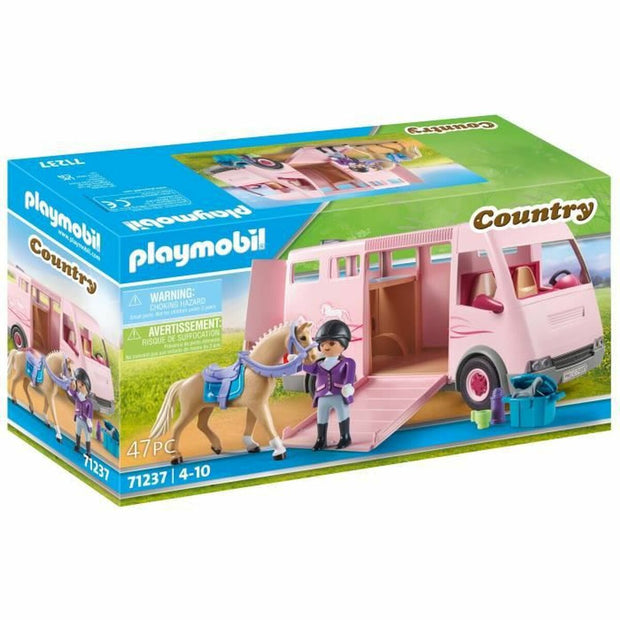 Vehicle Playset Playmobil 71237 Horse 47 Pieces