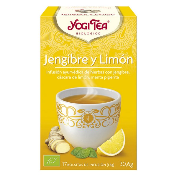 Grüner Tee Yogi Tea Zitronengelb Ingwer (17 x 1,8 g)