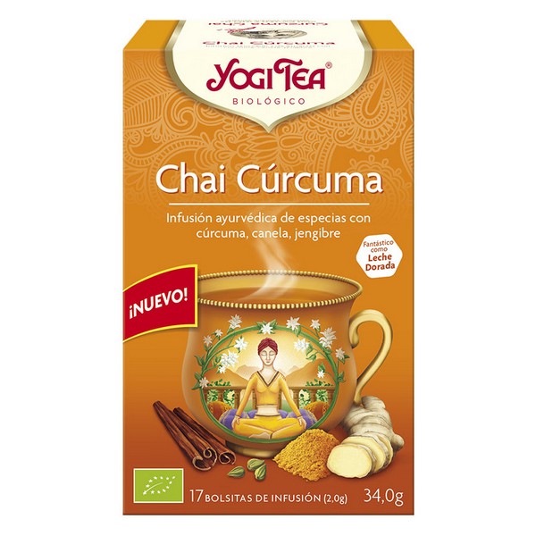 Kurkuma Yogi Tea Chai ( 17 x 2,0 g)