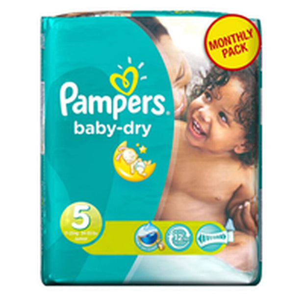 Disposable nappies Baby Dry 5 144 Units (144 Units)
