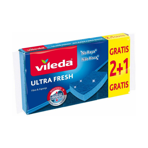 Scheuerschwamm Vileda Ultra fresh Blau