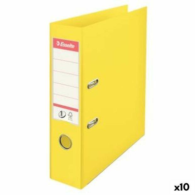 Lever Arch File Esselte 72 x 31,8 x 29 cm Yellow (10Units)