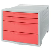 Chest of drawers Esselte Colour Breeze Grey Coral polystyrene (28,1 x 24,4 x 36,5 cm) (4 Units)