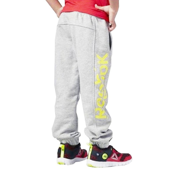 Kinder-Sporthosen Reebok B ES BL Pant Grau Gelb