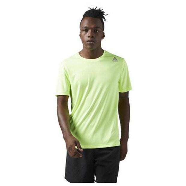 Herren Kurzarm-T-Shirt Reebok RUN SS TEE Grün