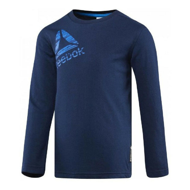 Langarm T-Shirt für Kinder Reebok  B ES LS TEE BQ5132 Marineblau
