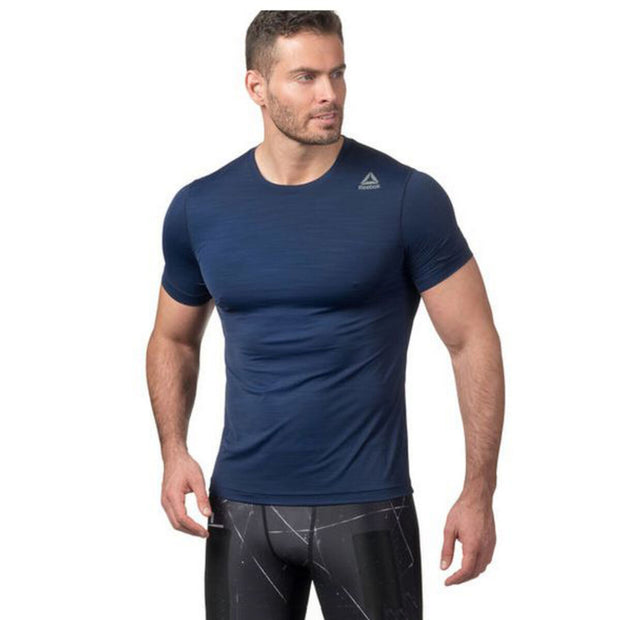 Herren Kurzarm-T-Shirt Reebok Wor Aactivchill Tech Blau