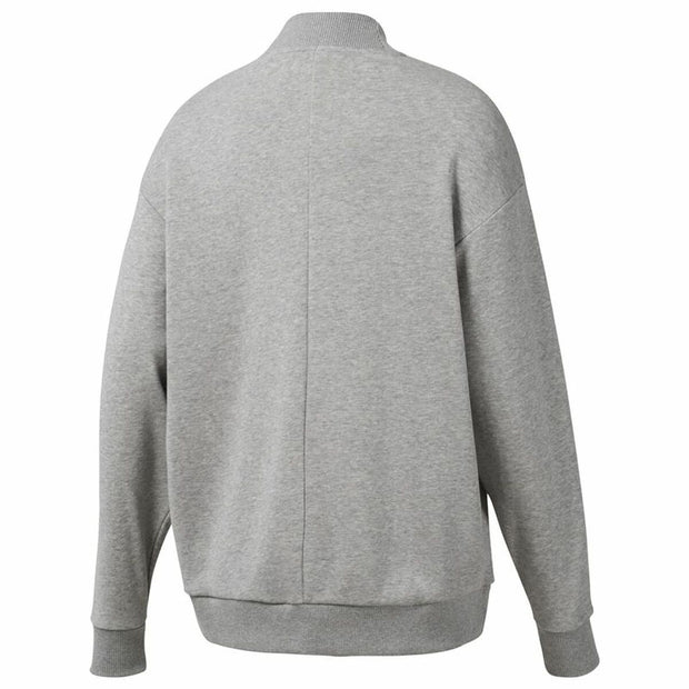 Damen Sweater ohne Kapuze Reebok Terry Crew Hellgrau