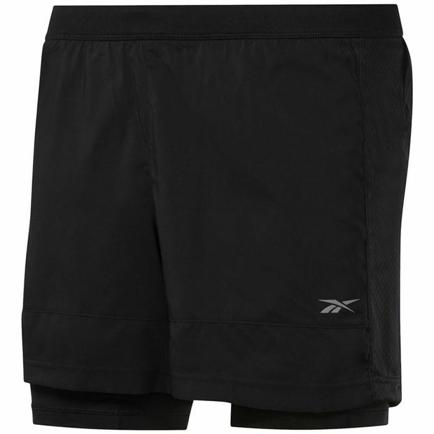 Herren-Sportshorts Reebok Running Essentials Schwarz