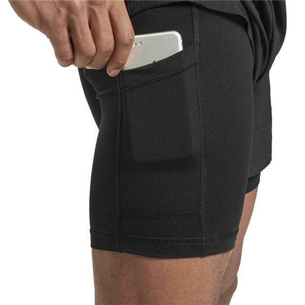 Herren-Sportshorts Reebok Running Essentials Schwarz