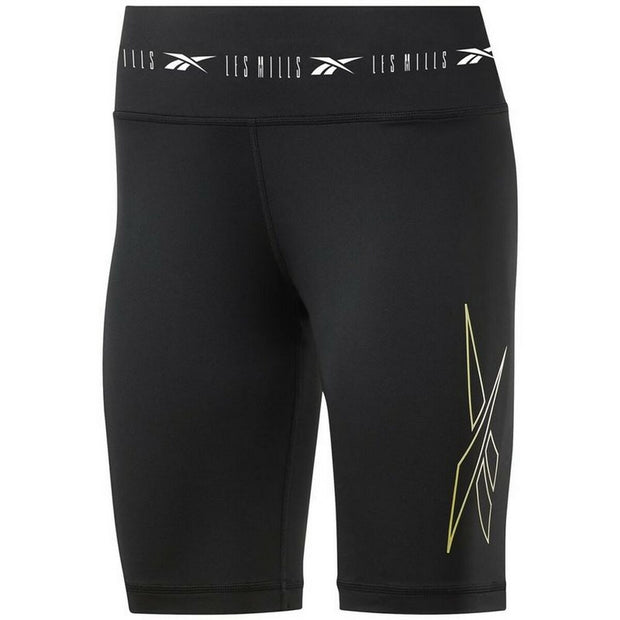 Sport Short-Legging Reebok  Les Mills Radfahren Schwarz