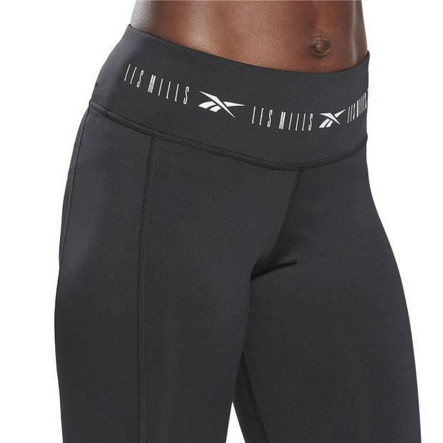 Sport Short-Legging Reebok  Les Mills Radfahren Schwarz