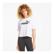 Damen Kurzarm-T-Shirt Puma Essentials Weiß