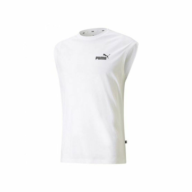 Herren Kurzarm-T-Shirt Puma Sleeveless Tee Weiß