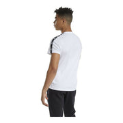 Herren Kurzarm-T-Shirt Reebok Essentials Tape Weiß