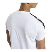 Herren Kurzarm-T-Shirt Reebok Essentials Tape Weiß