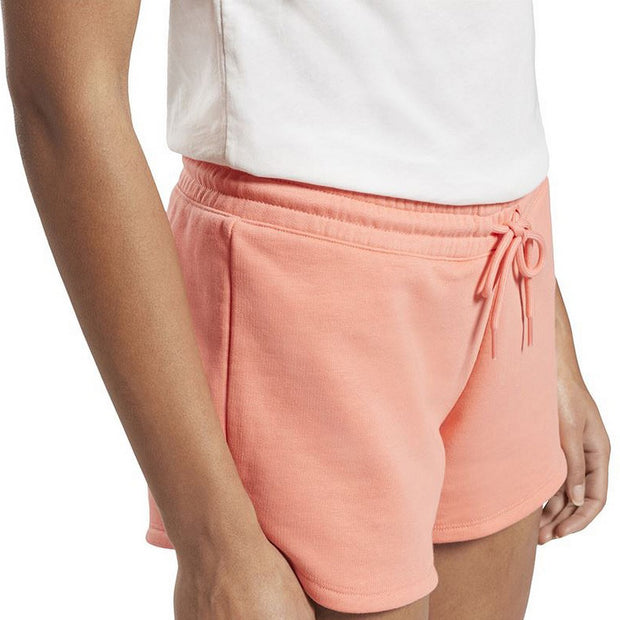 Sport Shorts Reebok Identity French Terry Damen Lachsfarben