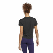 Damen Kurzarm-T-Shirt Reebok Workout Ready Supremium Schwarz