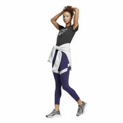 Damen Kurzarm-T-Shirt Reebok Workout Ready Supremium Schwarz