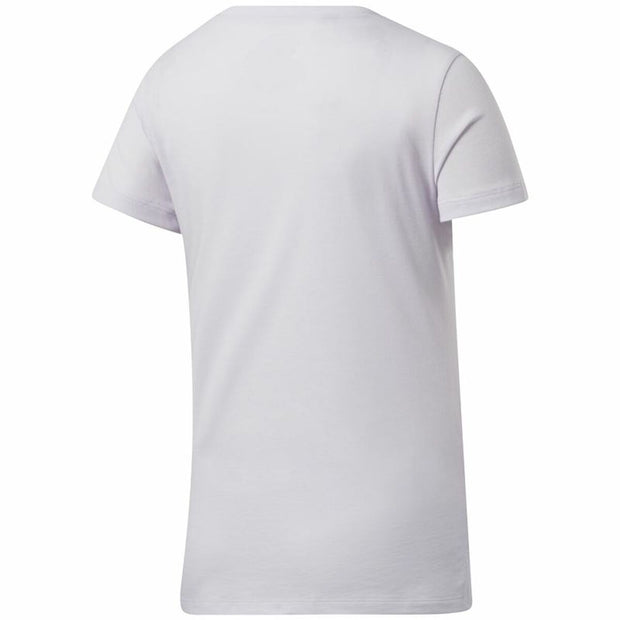 Damen Kurzarm-T-Shirt Reebok Workout Ready Supremium Purpur Weiß