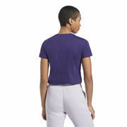 Damen Kurzarm-T-Shirt Essentials Graphic Reebok Lila