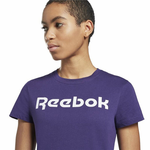 Damen Kurzarm-T-Shirt Essentials Graphic Reebok Lila