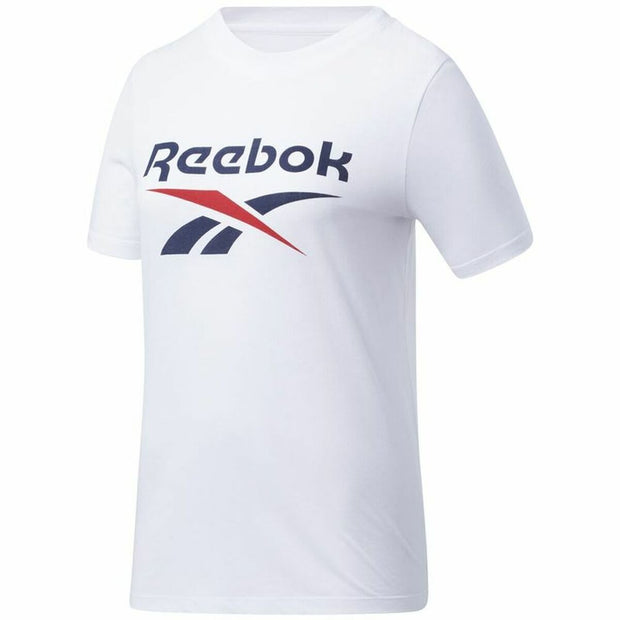 Damen Kurzarm-T-Shirt Reebok Identity Logo Weiß