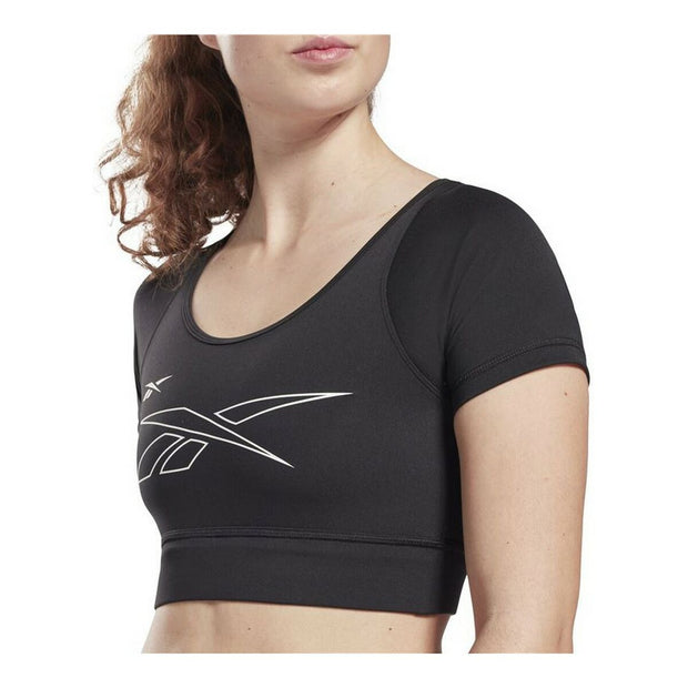 Damen Kurzarm-T-Shirt Reebok Training MYT Schwarz