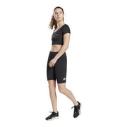 Damen Kurzarm-T-Shirt Reebok Training MYT Schwarz