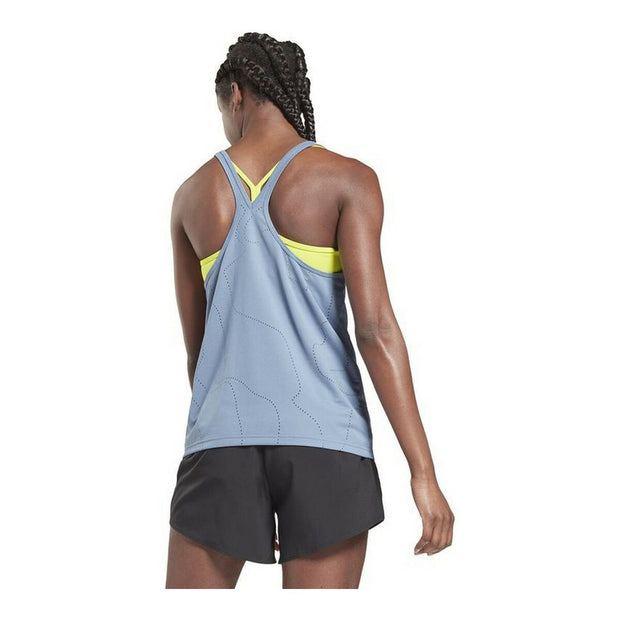 Tanktop Frau Reebok United By Fitness Perforated Indigo