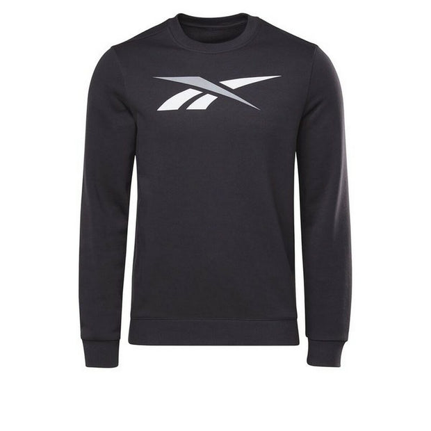 Herren Sweater ohne Kapuze Reebok Essentials Vector Schwarz