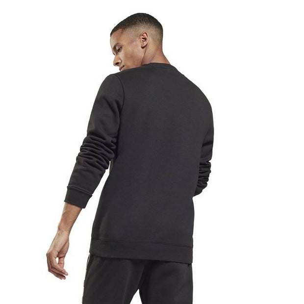 Herren Sweater ohne Kapuze Reebok Essentials Vector Schwarz