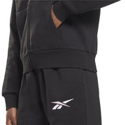 Sportjacke für Frauen Reebok Training Essentials Vector Full-Zip Schwarz